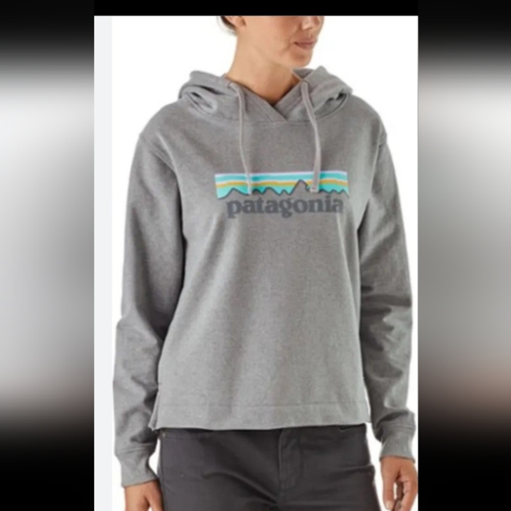 Patagonia hoodie  Uprisal sweater size small gray heavyweight